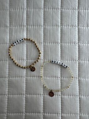 Little Words Project 'DREAM' & 'BELIEVE' Bracelets